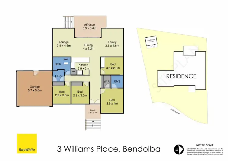 Floorplan of Homely house listing, 3 Williams Place, Dungog NSW 2420