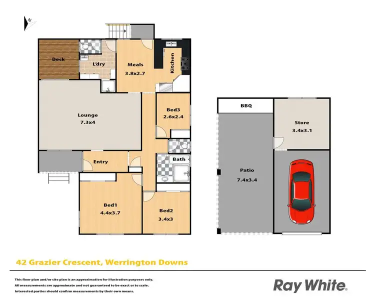 Floorplan of Homely house listing, 42 Grazier Crescent, Werrington Downs NSW 2747