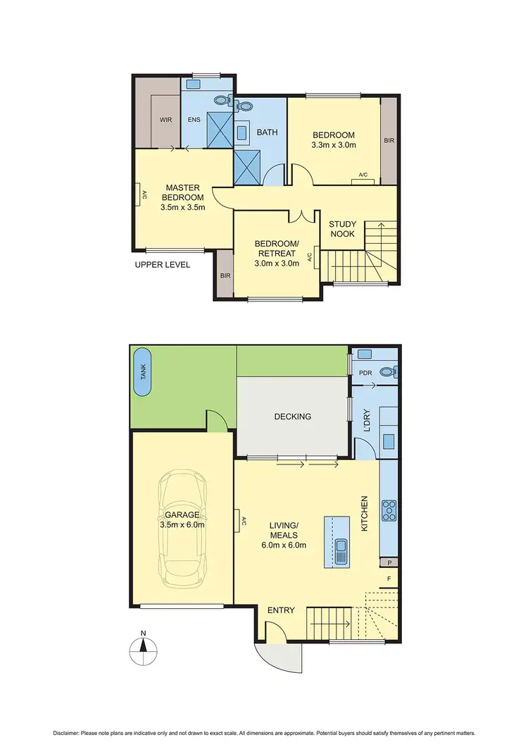 Floorplan of Homely townhouse listing, 2/76 Beatty Avenue, Glenroy VIC 3046