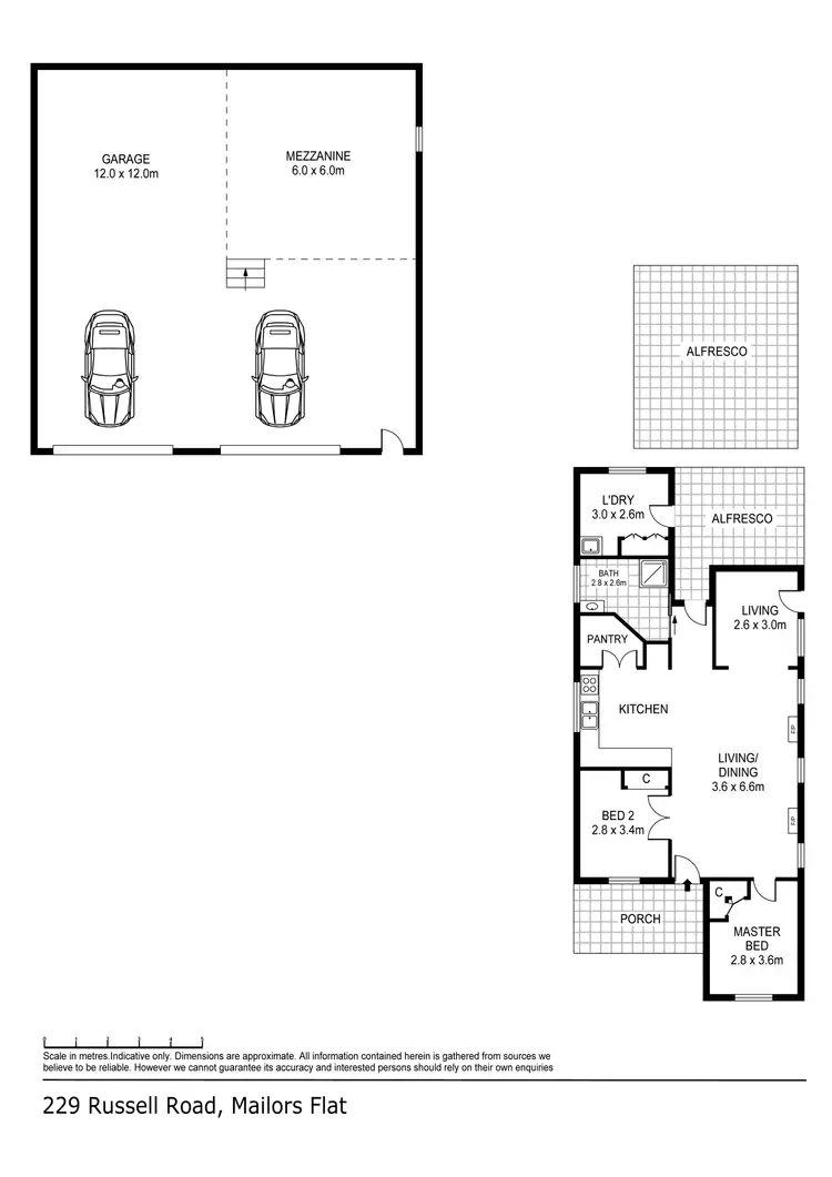 Floorplan of Homely house listing, 229 Russells Road, Mailors Flat VIC 3275