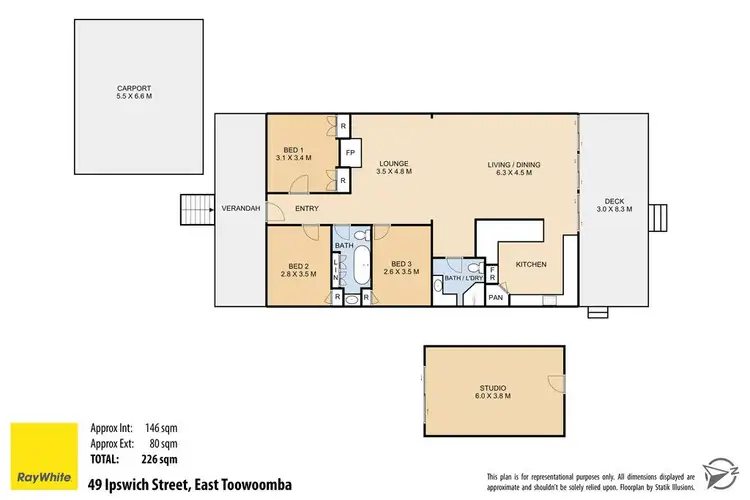 Floorplan of Homely house listing, 49 Ipswich Street, East Toowoomba QLD 4350