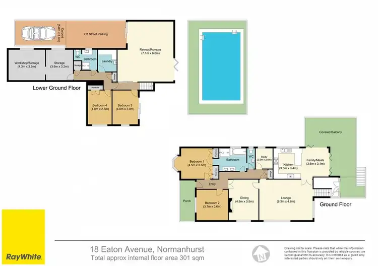 Floorplan of Homely house listing, 18 Eaton Avenue, Normanhurst NSW 2076