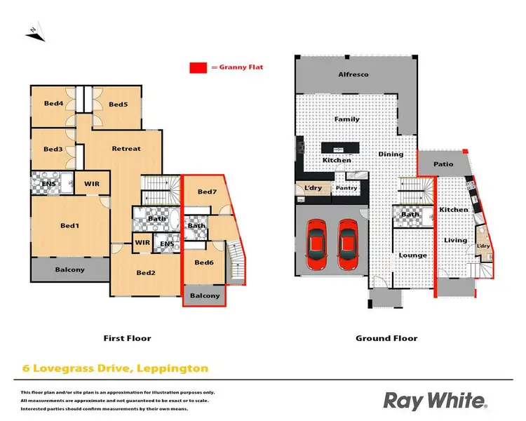 Floorplan of Homely house listing, 6 Lovegrass Avenue, Denham Court NSW 2565