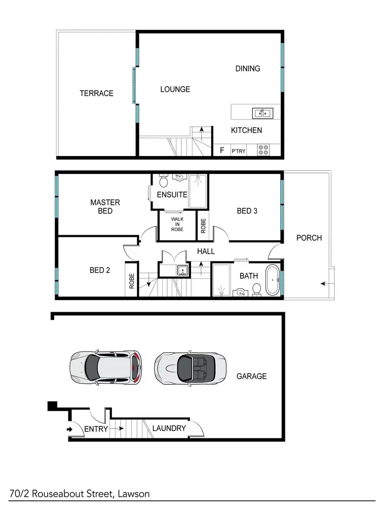 Floorplan of Homely house listing, 70/2 Rouseabout Street, Lawson ACT 2617