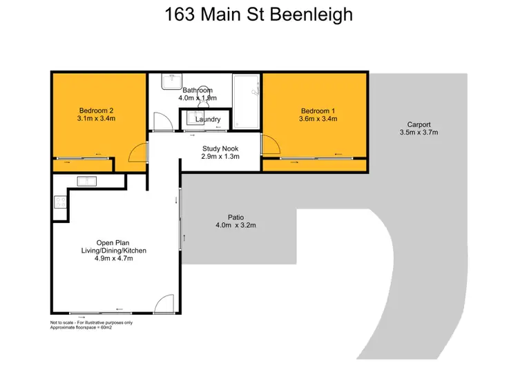 Floorplan of Homely house listing, 163a/163b Main Street, Beenleigh QLD 4207