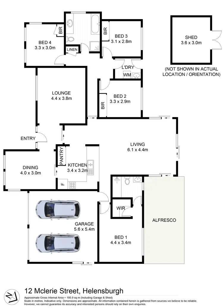 Floorplan of Homely house listing, 12 McLerie Street, Helensburgh NSW 2508