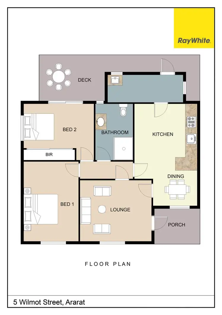 Floorplan of Homely house listing, 5 Wilmot Street, Ararat VIC 3377