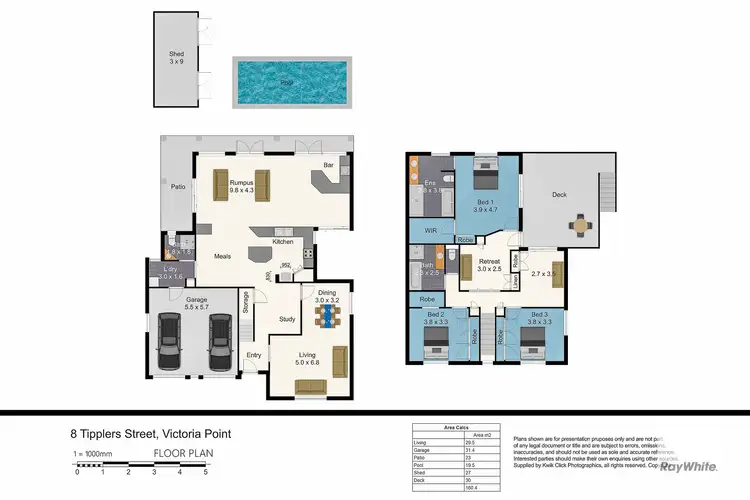 Floorplan of Homely house listing, 8 Tipplers Street, Victoria Point QLD 4165