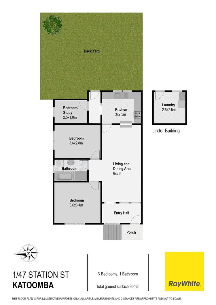 Floorplan of Homely apartment listing, 1/47 Station Street, Katoomba NSW 2780