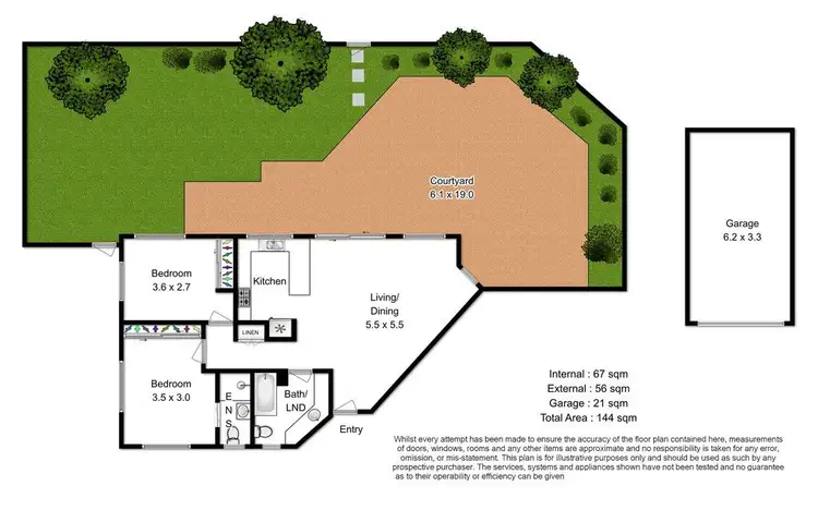 Floorplan of Homely unit listing, 2/94 Leckie Road, Kedron QLD 4031