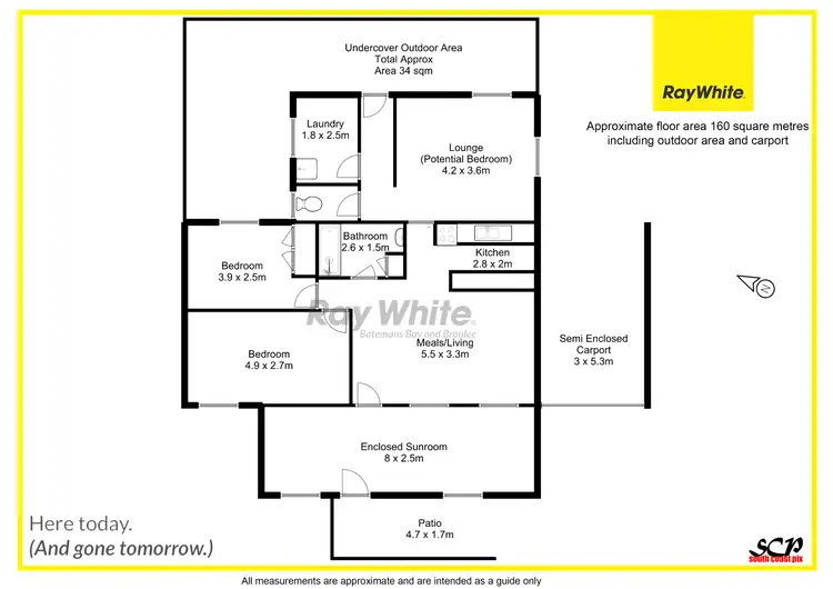 Floorplan of Homely house listing, 34 Ainslie Parade, Tomakin NSW 2537
