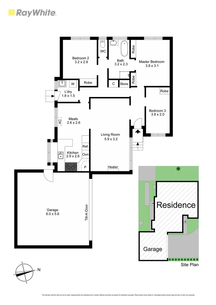 Floorplan of Homely unit listing, 3/10 Caloola Avenue, Oakleigh VIC 3166