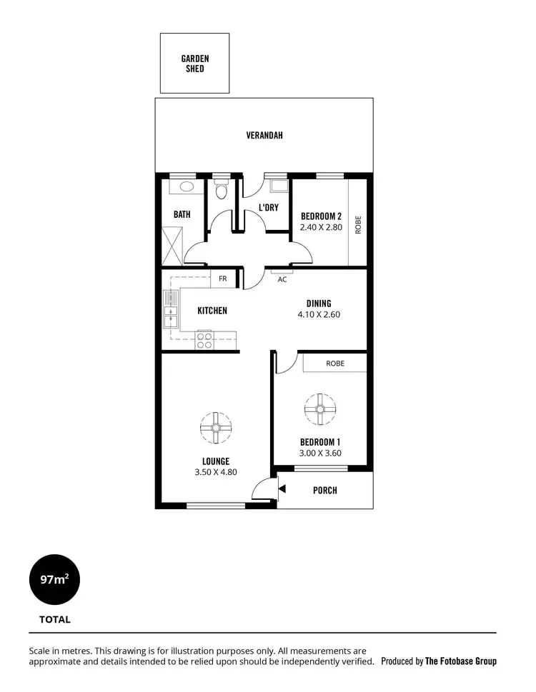 Floorplan of Homely unit listing, 4/726 Lower North East Road, Paradise SA 5075