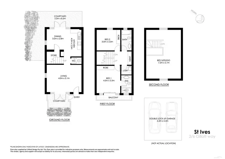 Floorplan of Homely house listing, 2/6 Gillott Way, St Ives NSW 2075