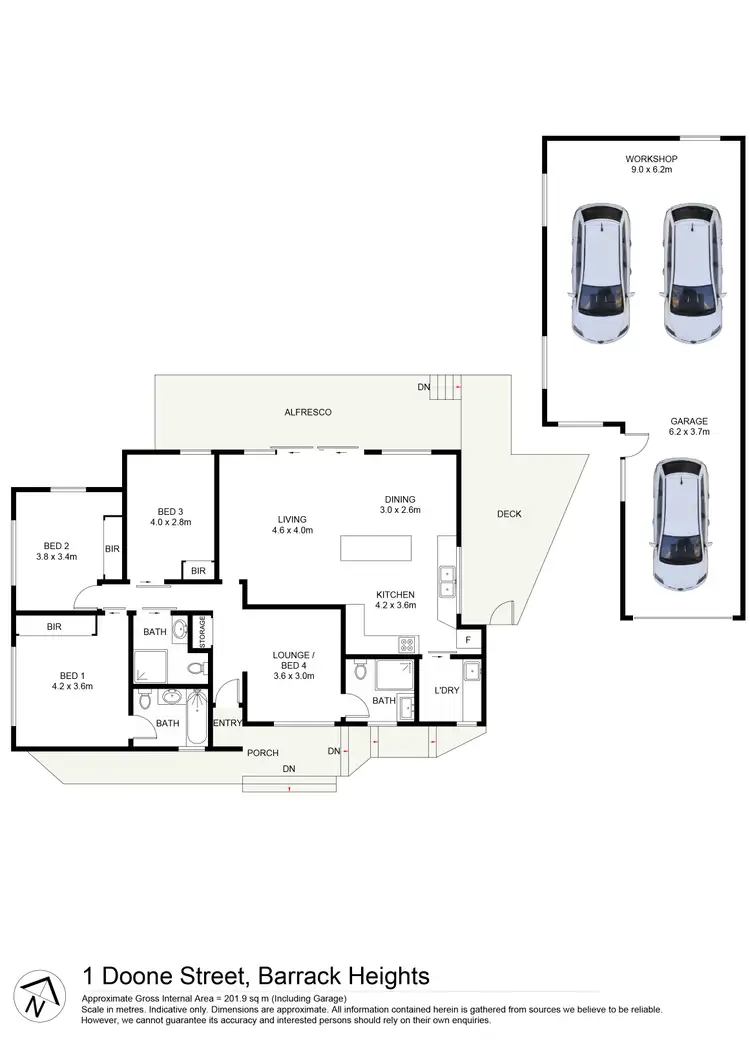 Floorplan of Homely house listing, 1 Doone Street, Barrack Heights NSW 2528
