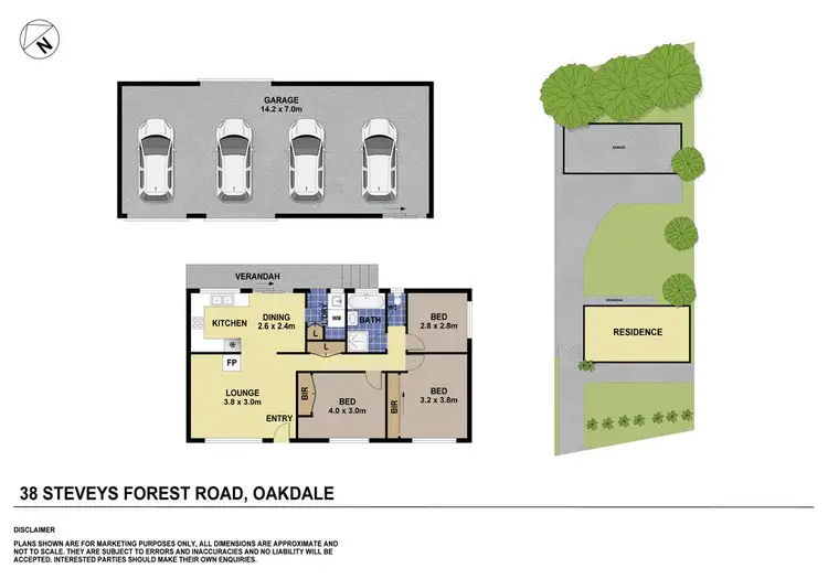 Floorplan of Homely house listing, 38 Steveys Forest Road, Oakdale NSW 2570