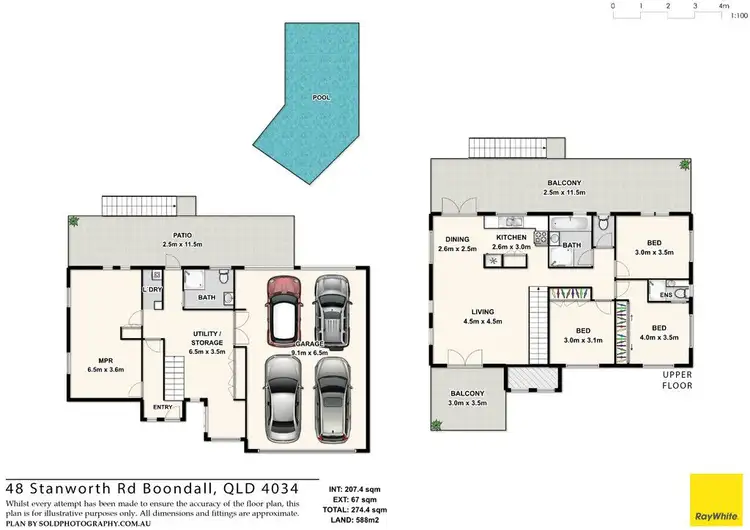 Floorplan of Homely house listing, 48 Stanworth Road, Boondall QLD 4034