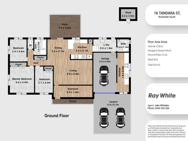 Floorplan of Homely house listing, 16 Tandara Street, Rochedale South QLD 4123