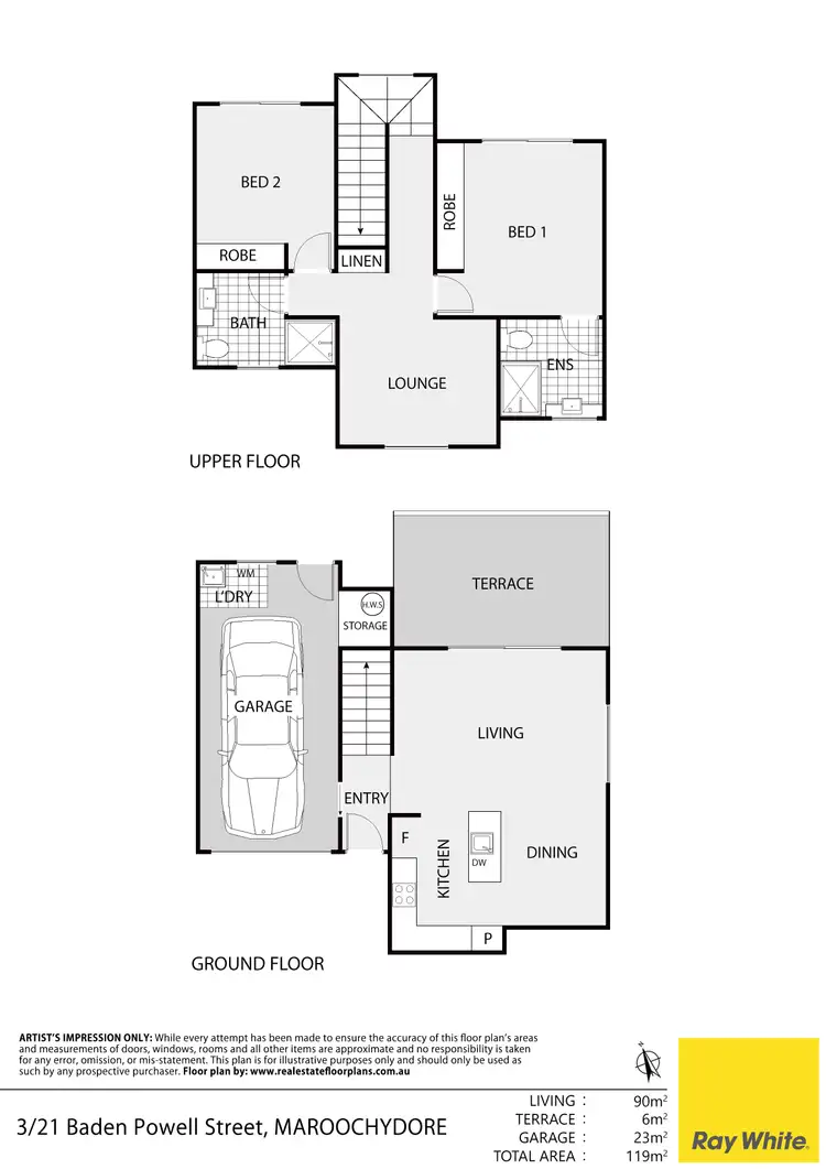 Floorplan of Homely unit listing, 3/21 Baden Powell Street, Maroochydore QLD 4558