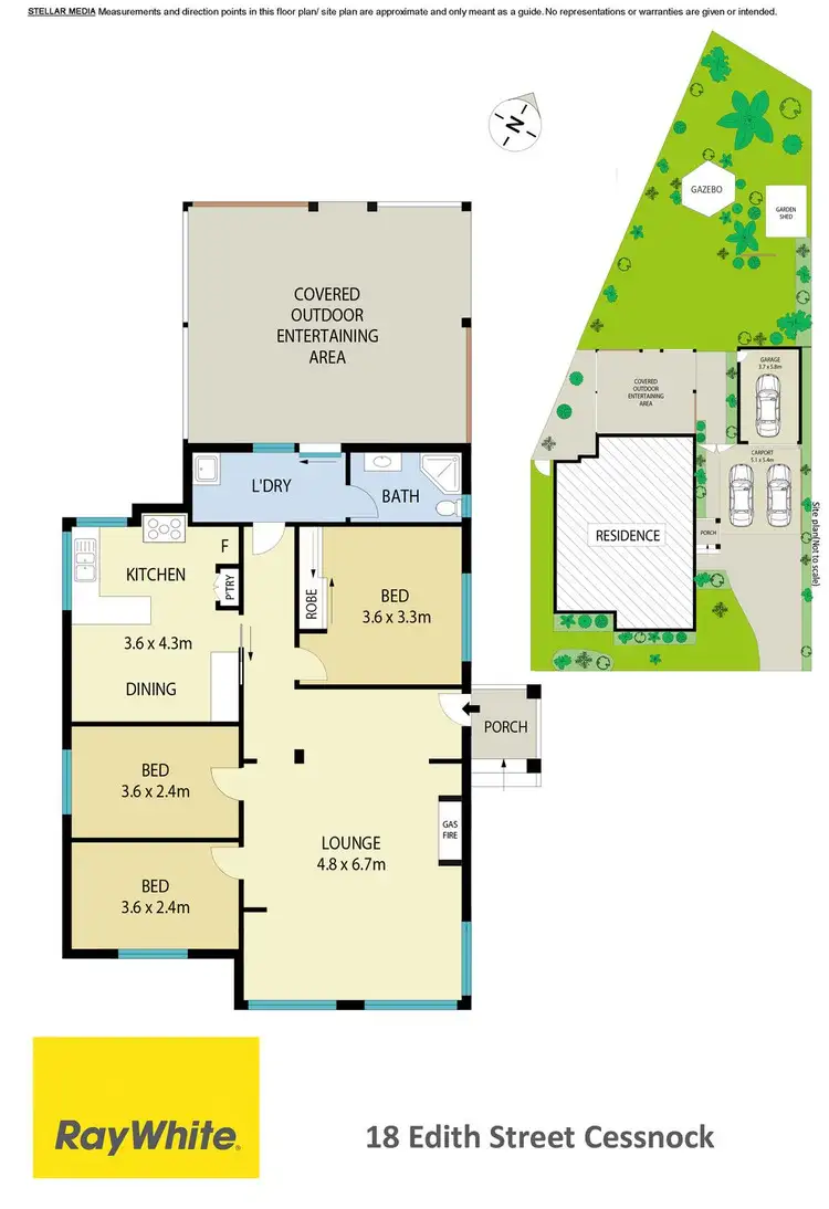 Floorplan of Homely house listing, 18 Edith Street, Cessnock NSW 2325
