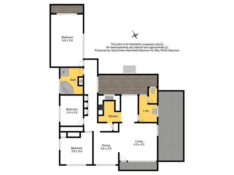 Floorplan of Homely house listing, 17 Clarke Street, Seymour VIC 3660