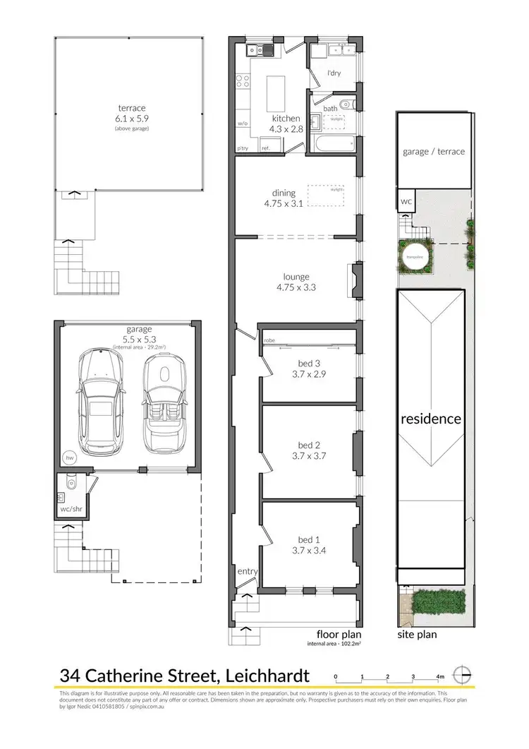 Floorplan of Homely house listing, 34 Catherine Street, Leichhardt NSW 2040