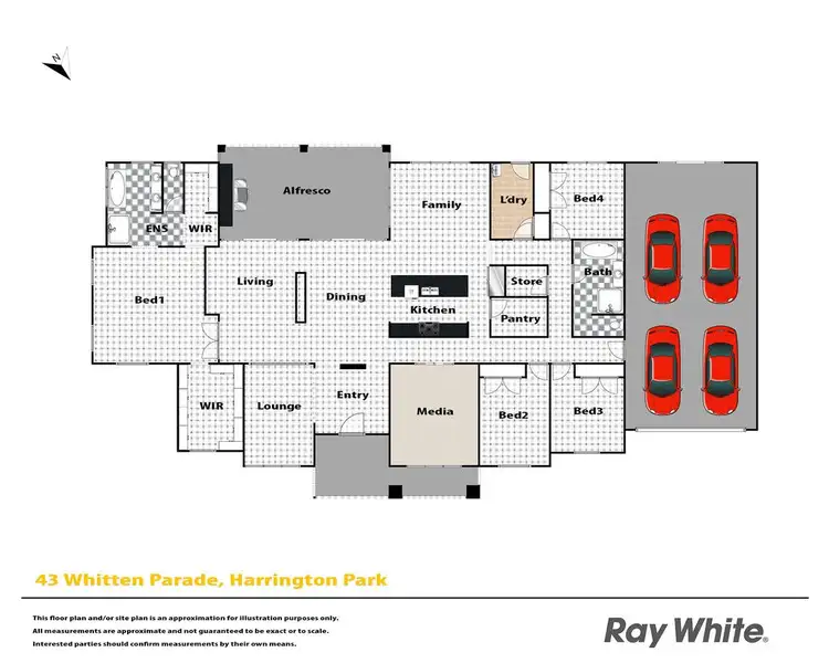 Floorplan of Homely house listing, 43 Whitten Parade, Harrington Park NSW 2567