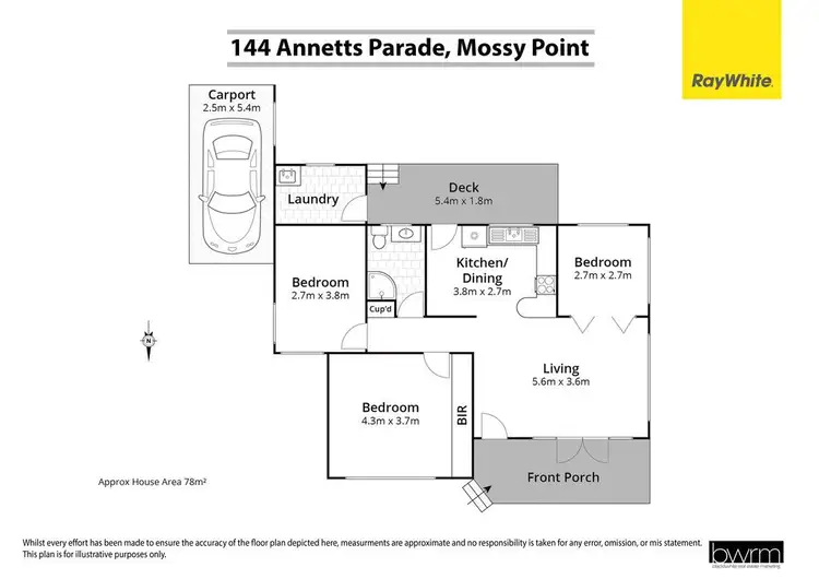 Floorplan of Homely house listing, 144 Annetts Parade, Mossy Point NSW 2537