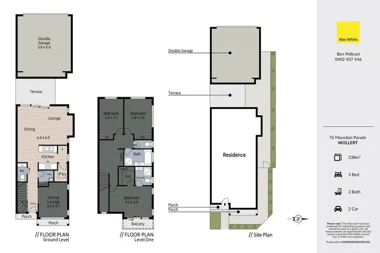 Floorplan of Homely house listing, 76 Macedon Parade, Wollert VIC 3750