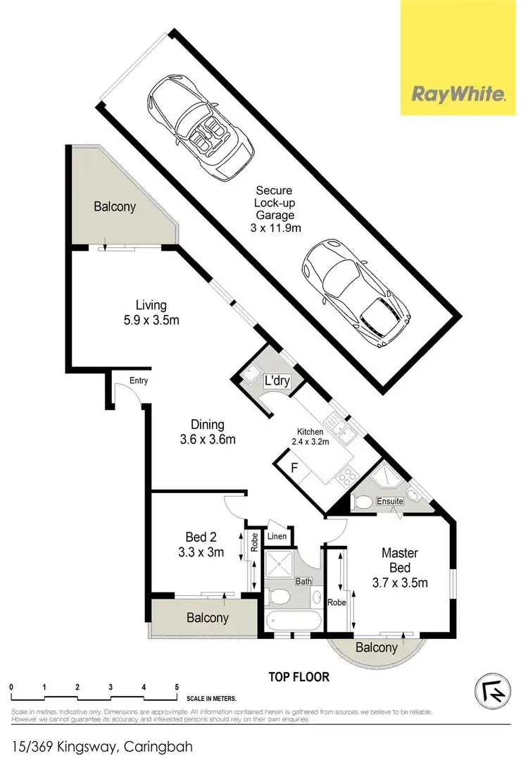 Floorplan of Homely apartment listing, 15/369-373 Kingsway, Caringbah NSW 2229
