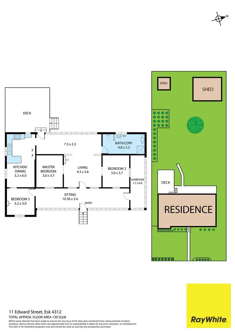 Floorplan of Homely rural property listing, 11 Edward Street, Esk QLD 4312