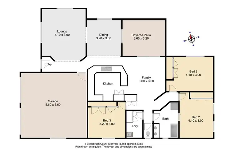 Floorplan of Homely house listing, 4 Bottlebrush Court, Glenvale QLD 4350