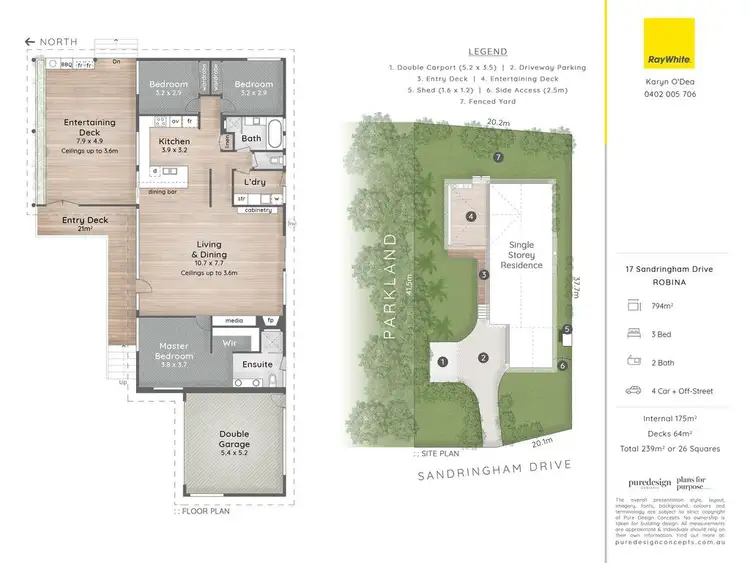 Floorplan of Homely house listing, 17 Sandringham Drive, Robina QLD 4226