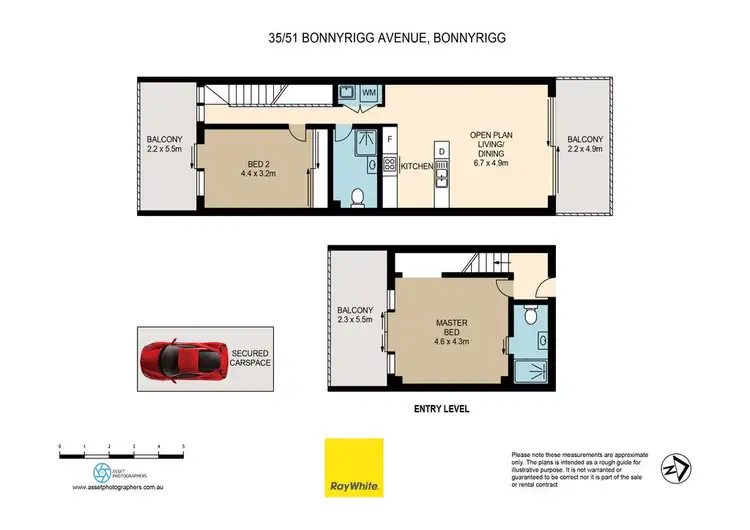 Floorplan of Homely apartment listing, 35/51 Bonnyrigg Avenue, Bonnyrigg NSW 2177