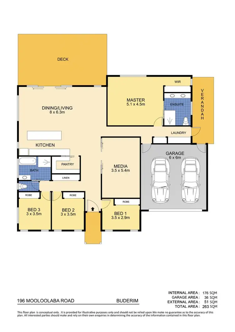 Floorplan of Homely house listing, 196 Mooloolaba Road, Buderim QLD 4556