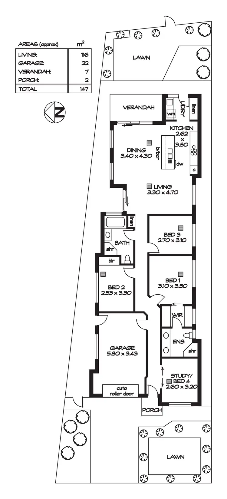 Floorplan of Homely house listing, 23 Tallack Street, Windsor Gardens SA 5087