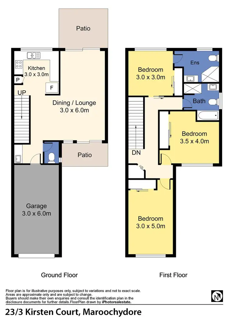 Floorplan of Homely unit listing, 23/3 Kirsten Court, Maroochydore QLD 4558