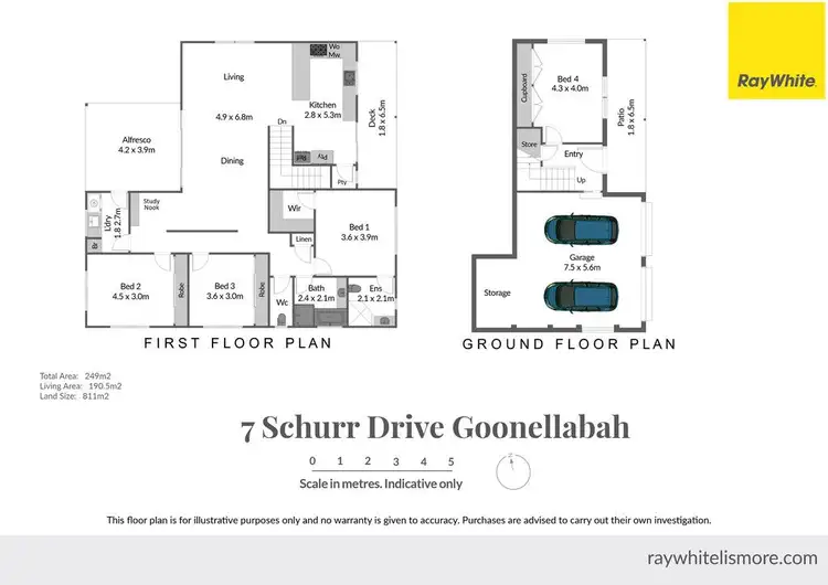 Floorplan of Homely house listing, 7 Schurr Drive, Goonellabah NSW 2480
