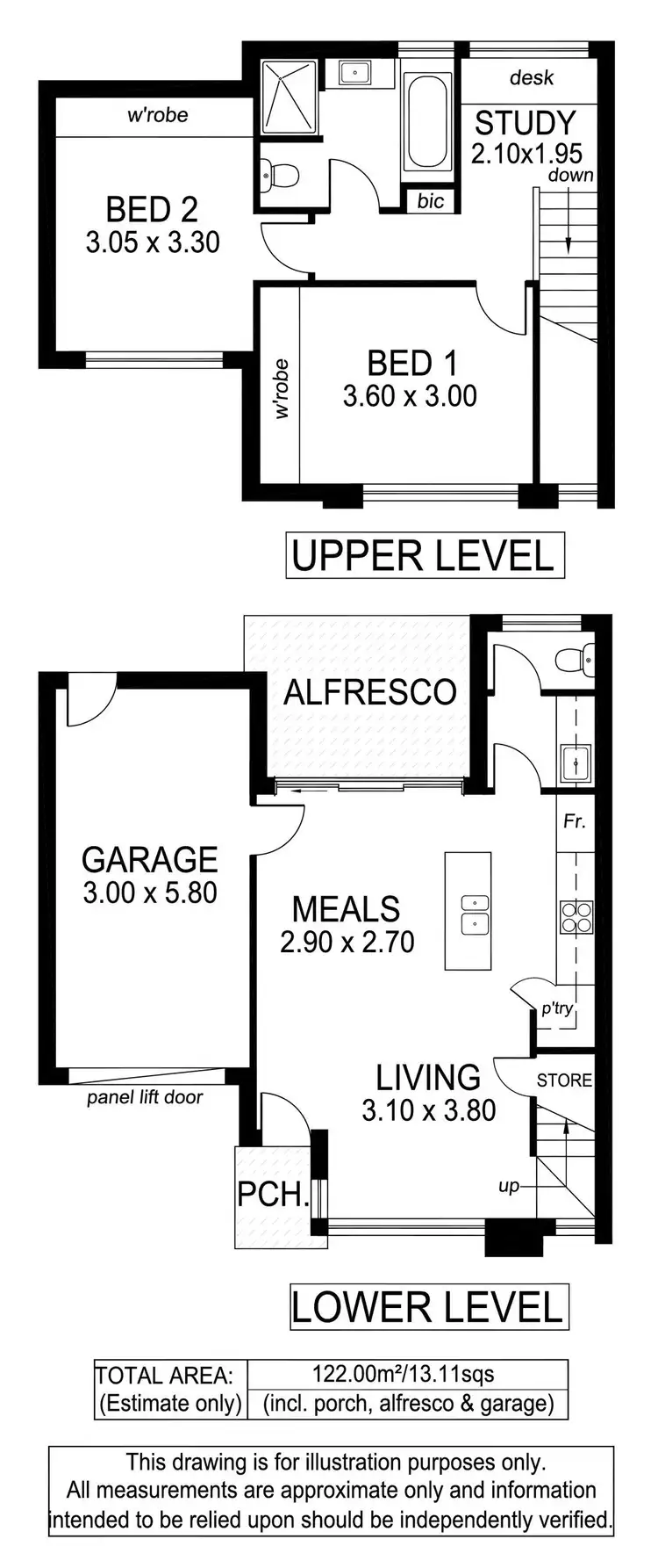 Floorplan of Homely house listing, Res 5/1E Ritchie Terrace, Marleston SA 5033