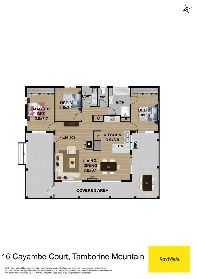 Floorplan of Homely house listing, 16 Cayambe Court, Tamborine Mountain QLD 4272
