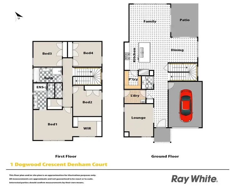 Floorplan of Homely house listing, 1 Dogwood Crescent, Denham Court NSW 2565