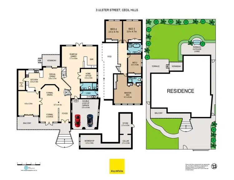 Floorplan of Homely house listing, 3 Ulster Street, Cecil Hills NSW 2171