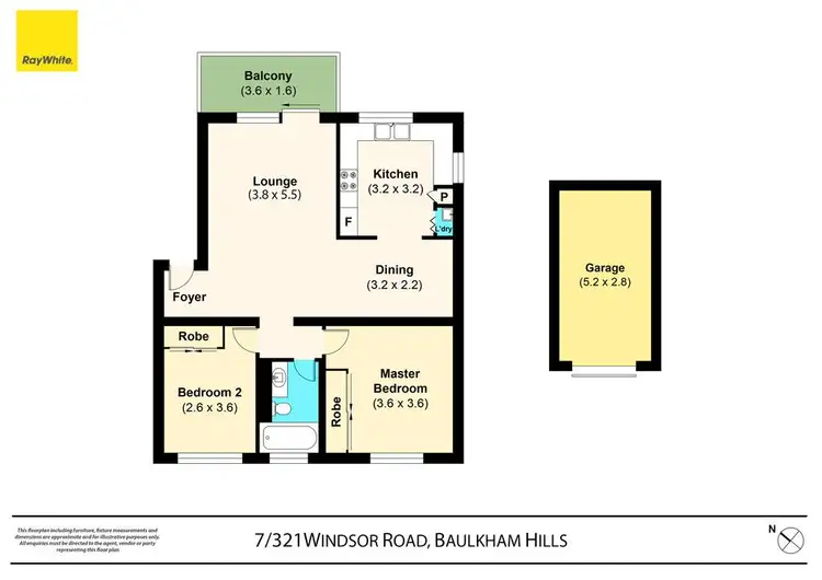 Floorplan of Homely apartment listing, 7/321 Windsor Road, Baulkham Hills NSW 2153