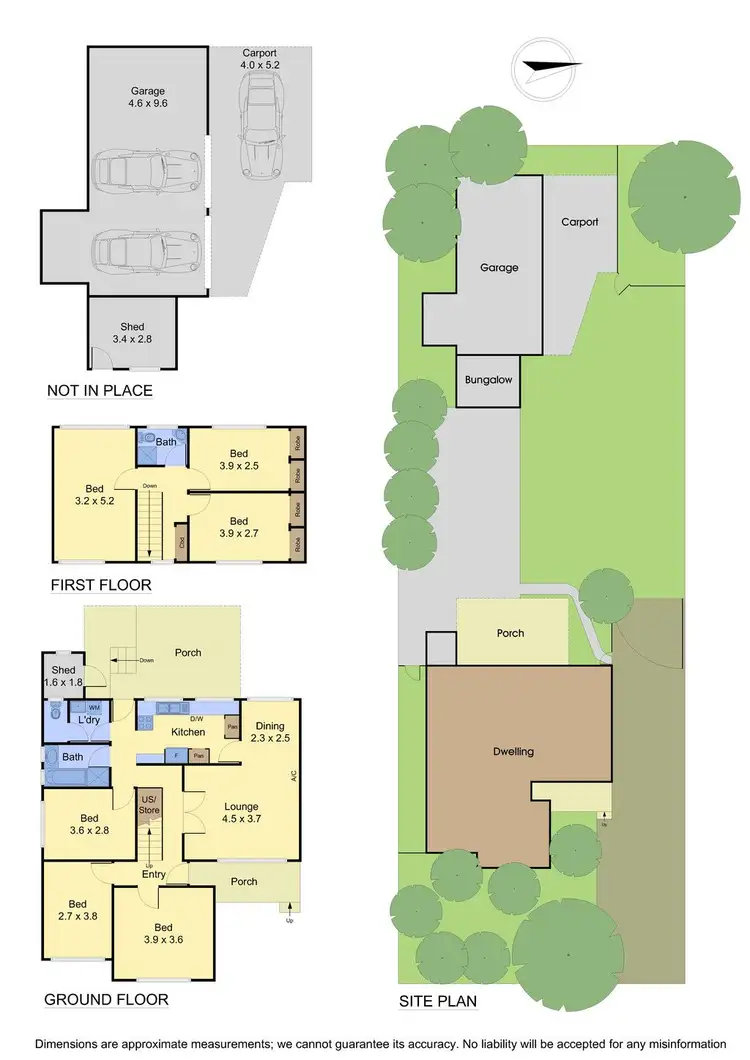 Floorplan of Homely house listing, 44 McComas Grove, Burwood VIC 3125