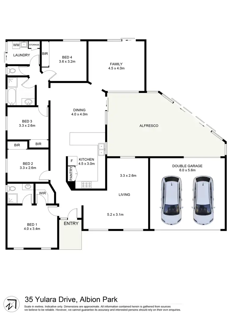 Floorplan of Homely house listing, 35 Yulara Drive, Albion Park NSW 2527