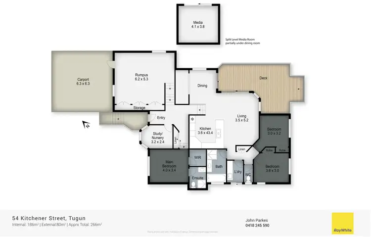 Floorplan of Homely house listing, 54 Kitchener Street, Tugun QLD 4224