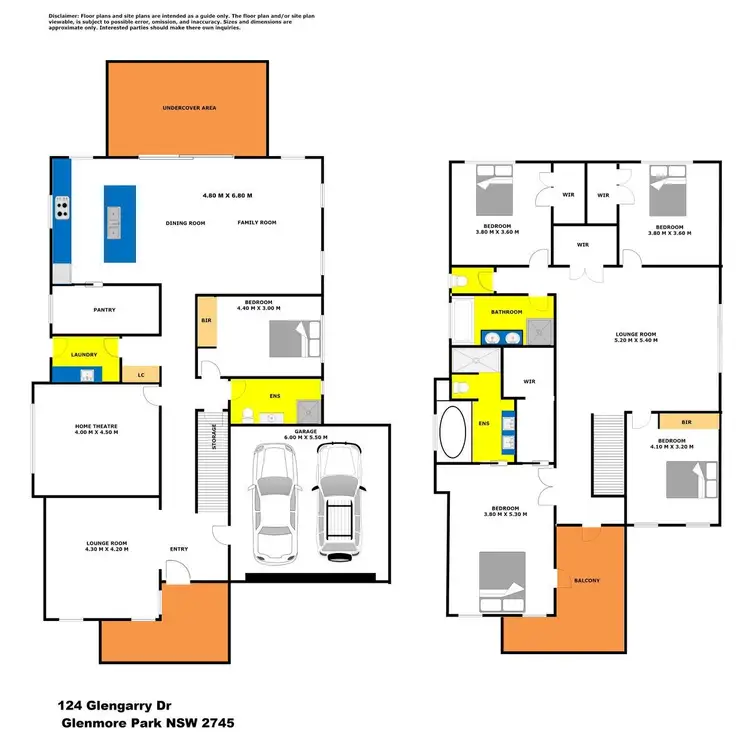 Floorplan of Homely house listing, 124 Glengarry Drive, Glenmore Park NSW 2745