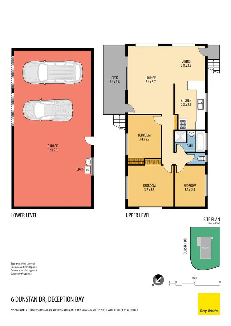 Floorplan of Homely house listing, 6 Dunstan Drive, Deception Bay QLD 4508