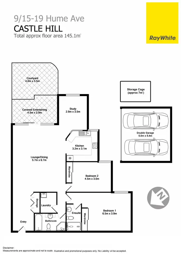 Floorplan of Homely unit listing, 9/15-19 Hume Avenue, Castle Hill NSW 2154