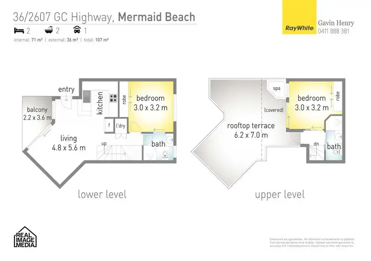 Floorplan of Homely unit listing, 36/2607 Gold Coast Highway, Mermaid Beach QLD 4218